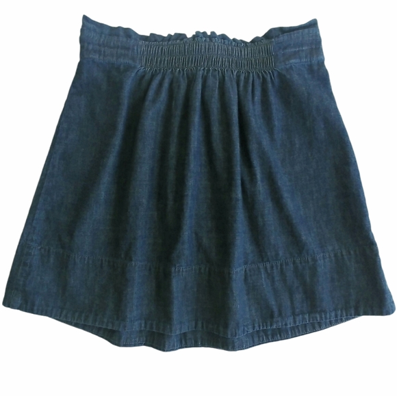 Merona Denim Drawstring Miniskirt Sz Small - Picture 3 of 10